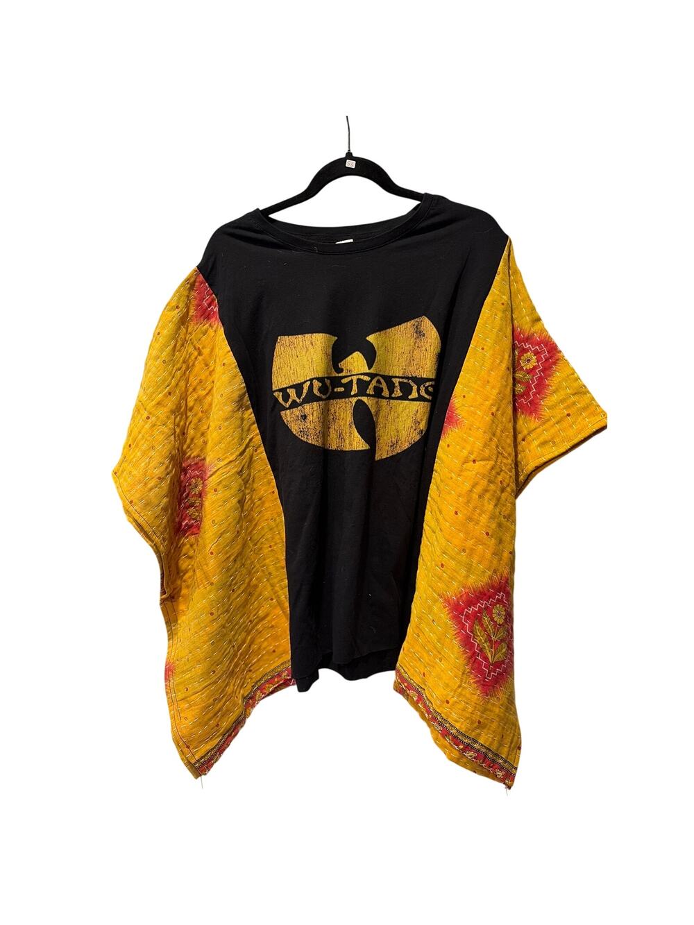 Wu-Tang Upcycled Kantha Tunic Top Shirt OS Handmade Boho